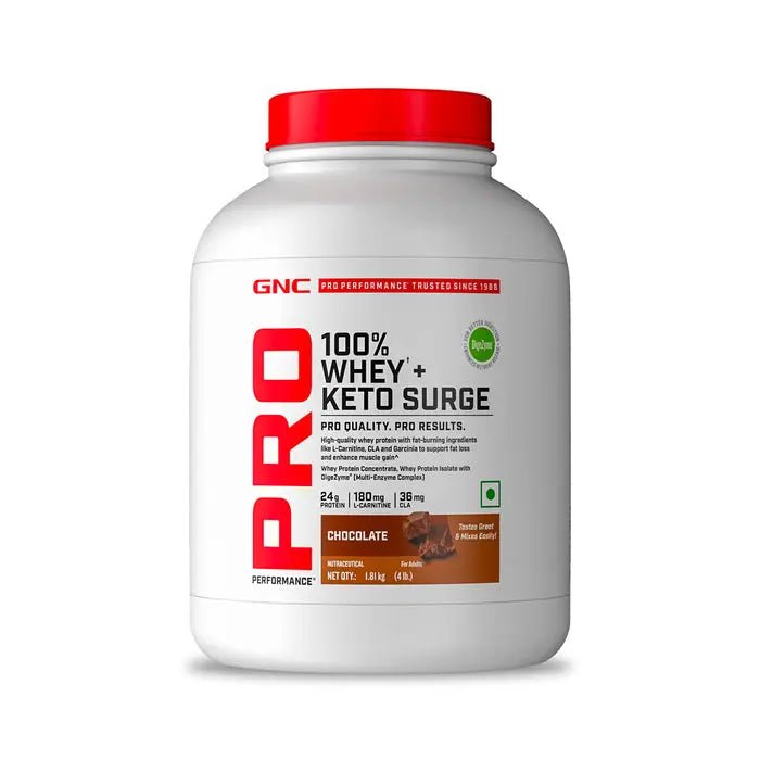 GNC 100% Whey + Keto Surge